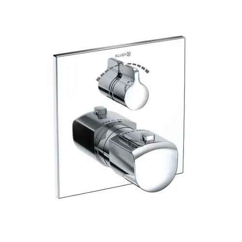 KLUDI AMEO UP-THM Feinbau-Set, mit Absperr- und Umstellventil, m. Funktionseinheit für KLUDI SLIM.BOXX 88022, chrom, 418100575, Artikel in Kategorie